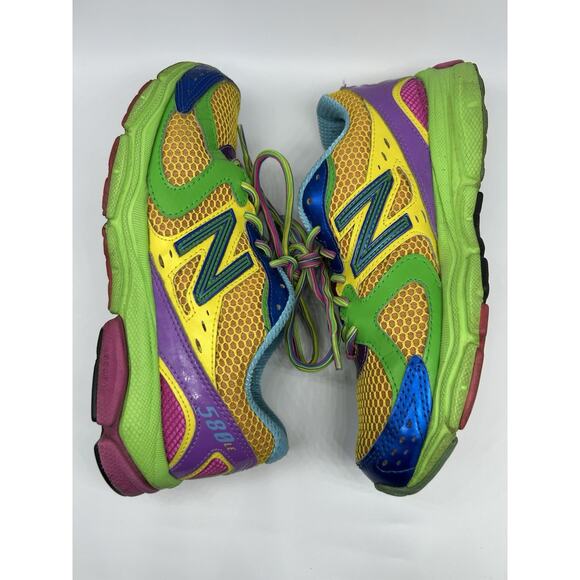New Balance 580 v2 W580RR2 Women’s Running Shoes Rainbow Multi Color Size 7 - Picture 4 of 6